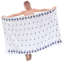 Load image into Gallery viewer, la-leela-womens-beachwear-bathing-sarong-bikini-cover-up-wrap-dress-30-one-size