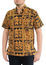 Load image into Gallery viewer, la-leela-shirt-casual-button-down-short-sleeve-beach-shirt-men-embroidered-8