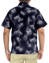 Load image into Gallery viewer, LA LEELA Shirt Casual Button Down Short Sleeve Beach Shirt Men Pocket Brasso 3