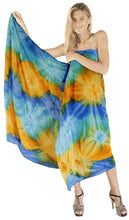 Load image into Gallery viewer, LA LEELA Swimsuit Cover-Up Sarong Beach Wrap Skirt Hawaiian Sarongs for Women Plus Size Short Half Mini I