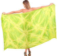 Load image into Gallery viewer, LA LEELA Swimsuit Cover-Up Sarong Beach Wrap Skirt Hawaiian Sarongs for Women Plus Size Short Half Mini I