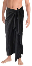 Load image into Gallery viewer, la-leela-gentle-soft-rayon-sequin-embroidered-men-sarong-swimwear-wrap-78x41inch