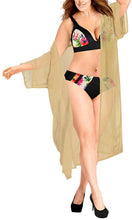 Load image into Gallery viewer, LA LEELA Cover ups Beach Bikini Swimwear Swimsuit Kimono Dress Womens Solid