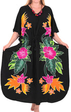 Load image into Gallery viewer, Women&#39;s Beachwear Sleeveless Rayon Evening Casual Caftan Loose Cover up Black
