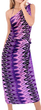 Load image into Gallery viewer, LA LEELA Women Beachwear Bikini Wrap Cover up Swimwear Bathing Suit 16 ONE Size