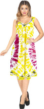 Load image into Gallery viewer, LA LEELA Everyday Essentials Caftan Tunic Tank Summer Beach Dress Swim Cover Up AP