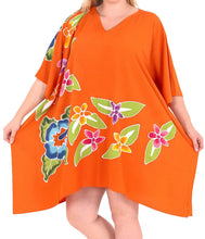 Load image into Gallery viewer, La Leela Beachwear Plus Size Lounger Loose Blouse tunic Tops Bikini Cover ups