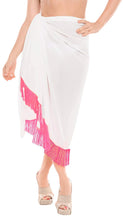 Load image into Gallery viewer, LA LEELA Womens Beach Swimsuit Cover Up Sarong Swimwear Cover-Up Wrap Skirt Plus Size Large Maxi BJ