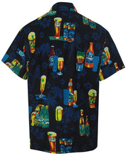 Load image into Gallery viewer, LA LEELA Shirt Casual Button Down Short Sleeve Beach Shirt Men Aloha Pocket 25