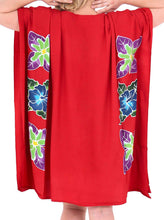 Load image into Gallery viewer, Women&#39;s Kimono Designer Sundress Beachwear Plus Size Evening Casual Cover up Red
