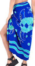Load image into Gallery viewer, LA LEELA Swimsuit Cover-Up Sarong Beach Wrap Skirt Hawaiian Sarongs for Women Plus Size Large Maxi EA