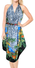 Load image into Gallery viewer, LA LEELA Women Beachwear Bikini Wrap Cover up Swimwear Bathing Suit 1 ONE Size