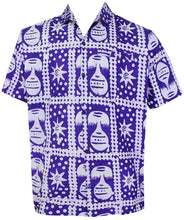Load image into Gallery viewer, la-leela-shirt-casual-button-down-short-sleeve-beach-shirt-men-pocket-batik-1