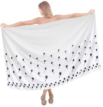 Load image into Gallery viewer, LA LEELA Women Bikini Cover up Wrap Dress Swimwear Sarong Solid ONE Size