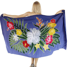 Cargar imagen en el visor de la galería, LA LEELA Women&#39;s Swimsuit Cover Up Sarong Bikini Swimwear Beach Cover-Ups Wrap Skirt Large Maxi ER