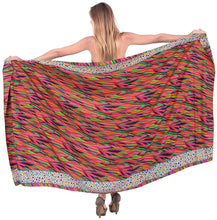 Load image into Gallery viewer, la-leela-women-beachwear-wrap-bikini-cover-up-bathing-suit-swimwear-07-one-size