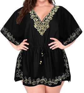 la-leela-bikini-swim-beach-wear-swimsuit-cover-up-womens-kimono-dress-embroidery-1