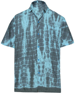 LA LEELA Everyday Essentials Casual Cotton Tropical Hawaiian Mens Shirt at