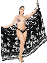 Load image into Gallery viewer, LA LEELA Women Beachwear Bikini Cover up Wrap Dress Swimwear Sarong 13 Plus Size