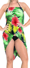 Load image into Gallery viewer, LA LEELA Swimsuit Cover-Up Sarong Beach Wrap Skirt Hawaiian Sarongs for Women Plus Size Short Half Mini ZZ