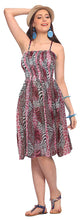 Load image into Gallery viewer, la-leela-floral-chiffon-tube-dress-maxi-skirt-beach-cover-up-plus-women-stretchy
