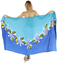 Load image into Gallery viewer, LA LEELA Womens Plus Size Sarong Swimsuit Cover Up Beach Wrap Skirt Sarong Wraps for Women Large Maxi EG