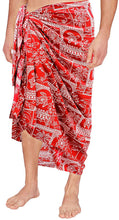 Load image into Gallery viewer, LA LEELA Bathing Suit Swimwear Cover ups Beachwear Wrap Mens Sarong Swimsuit Pareo Swim