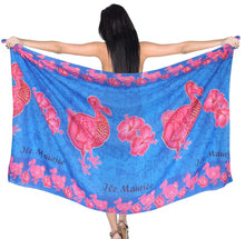 Load image into Gallery viewer, LA LEELA Women Beachwear Bikini Coverup Wrap Pareo Swimwear Sarong 25 OneSize