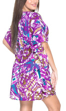 Load image into Gallery viewer, la-leela-soft-fabric-printed-tassel-swim-cover-up-osfm-8-14-m-l-purple_2218