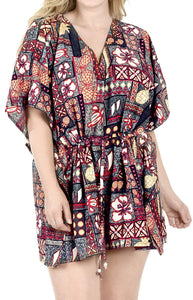 la-leela-womens-bikini-cover-up-dress-swim-beach-wear-caftan-swimsuit-printed