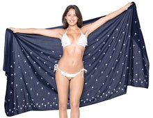 Load image into Gallery viewer, la-leela-women-bikini-cover-up-wrap-dress-swimwear-sarong-solid-6-one-size