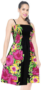 LA LEELA Women's One Size Beach Dress Tube Dress One Size