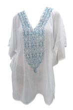 Load image into Gallery viewer, la-leela-bathing-suit-swim-beach-bikini-wear-swimsuits-cover-up-women-embroidery