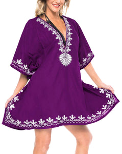 la-leela-swimsuit-beach-wear-embroidery-bikini-cover-up-women-summer-dress