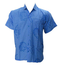 Load image into Gallery viewer, la-leela-shirt-casual-button-down-short-sleeve-beach-shirt-men-pocket-brasso-144