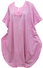 Load image into Gallery viewer, LA LEELA Rayon 01 Solid Women&#39;s Caftan Kimono Nightgown Beachwear Cover up Dress