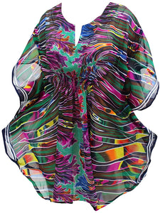 LA LEELA Bikini Swimwear Swimsuit Beach Cover ups Women Summer Dresses Printed