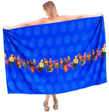 Load image into Gallery viewer, LA LEELA Women&#39;s Swimsuit Cover Up Sarong Bikini Swimwear Beach Cover-Ups Wrap Skirt Large Maxi ZM