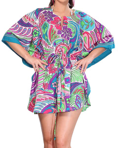 la-leela-womens-bikini-cover-up-dress-swim-beach-wear-caftan-swimsuit-printed