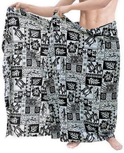Load image into Gallery viewer, LA LEELA Beach Wear Mens Sarong Pareo Wrap Cover upss Bathing Suit Beach Towel Swimming