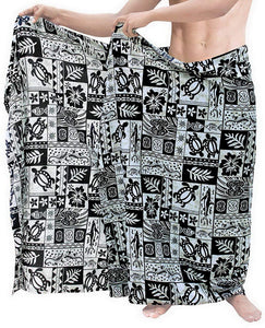 LA LEELA Beach Wear Mens Sarong Pareo Wrap Cover upss Bathing Suit Beach Towel Swimming