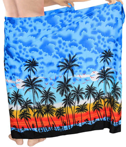 LA LEELA Swimwear Bathing Suit Cover ups Mens Sarong Wrap Pareo Swimsuit Beachwear Towel