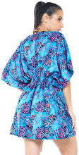 Load image into Gallery viewer, womens-beachwear-swimsuit-swimwear-dress-cover-ups-blue-caftan-one-sizeus-14-l-28w4x