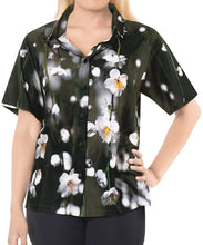 Load image into Gallery viewer, Ladies Hawaiian Shirt Beach Top Casual Tank Blouses Aloha Holiday Button Down