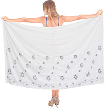 Load image into Gallery viewer, la-leela-womens-beach-bikini-cover-up-wrap-bathing-suit-sarong-solid-9-one-size