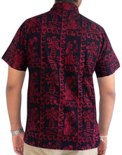 Load image into Gallery viewer, la-leela-shirt-casual-button-down-short-sleeve-beach-shirt-men-pocket-batik-27