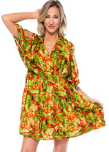 Load image into Gallery viewer, LA LEELA Bikini Swimwear Swimsuit Beach Cover ups Women Summer Dresses Printed