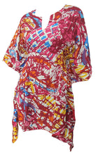 Cargar imagen en el visor de la galería, la-leela-soft-fabric-printed-tassel-swim-cover-up-osfm-8-14-m-l-pink_2232