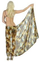 Load image into Gallery viewer, la-leela-women-beachwear-wrap-bikini-cover-up-swimwear-digital-one-size