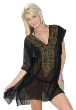 Load image into Gallery viewer, la-leela-bathing-suit-swim-beach-bikini-wear-swimsuits-cover-up-women-embroidery